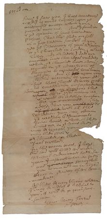 Lot #234 Cotton Mather: Incredibly scarce letter from the influential Puritan minister best known for his antagonistic role in the Salem witch trials - Image 2