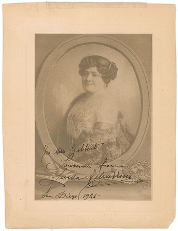 Lot #806 Luisa Tetrazzini Signed Photograph - Image 2