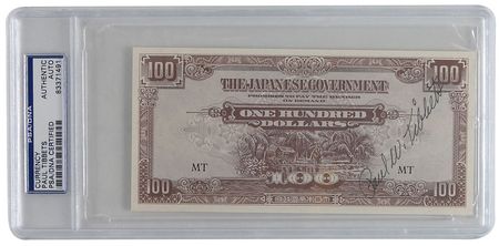 Lot #431 Enola Gay: Paul Tibbets Currency - Image 2