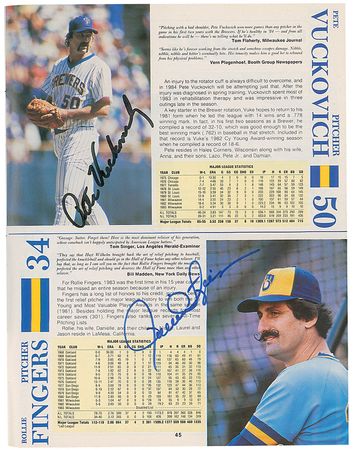 Lot #1491 Milwaukee Brewers Yearbook - Image 2