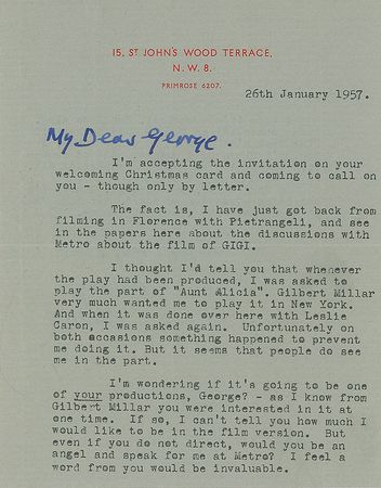 Lot #1257 Isabel Jeans Typed Letter Signed - Image 1