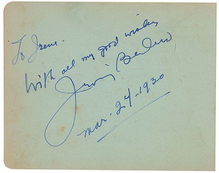 Lot #1065 Actors and Actresses: A cavalcade of stars, including Lugosi, Lahr, and Berlin - Image 3
