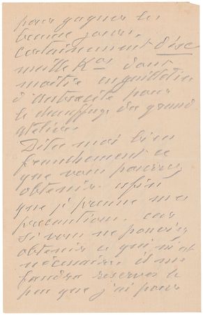 Lot #645 Claude Monet: Running low on supplies in midwinter, the Impressionist fears leaving a “large work” incomplete - Image 2