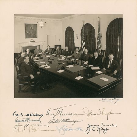 Lot #105 Harry S. Truman and Cabinet - Image 1
