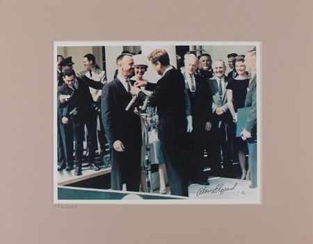 Lot #585 Alan Shepard Signed Photograph - Image 2