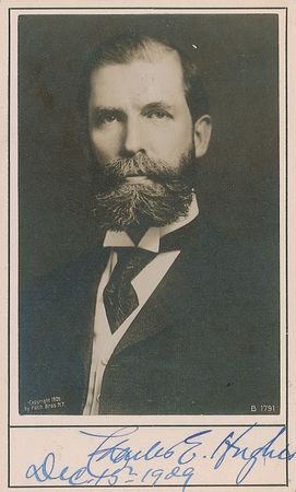 Lot #358 Supreme Court: Charles Evans Hughes Signed Photograph - Image 1