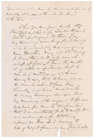 Lot #396 Matthew Perry: Perry attempts to use his influence to get appointments for his nephews in the new Zachary Taylor administration - Image 2