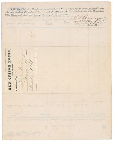 Lot #377 P. G. T. Beauregard Signed Document - Image 2