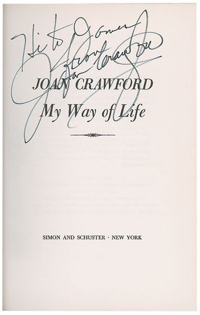 Lot #1232 Joan Crawford Books - Image 1