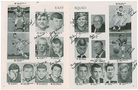 Lot #1419 Football: College All-Stars Program - Image 2