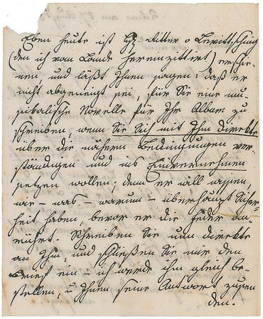 Lot #780 Aloys Fuchs: “If I were allowed to state my preference, it would perhaps be for autographs from Paris” - Image 3
