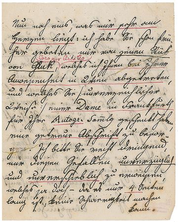 Lot #780 Aloys Fuchs: “If I were allowed to state my preference, it would perhaps be for autographs from Paris” - Image 4
