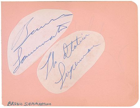 Lot #1568 Wrestlers: Album full of vintage wrestlers including Gorgeous George, Bruno Sammartino, and the original ?Nature Boy? - Image 1