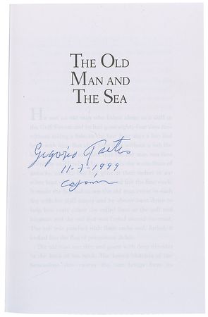 Lot #708 Ernest Hemingway: Gregorio Fuentes - Image 1