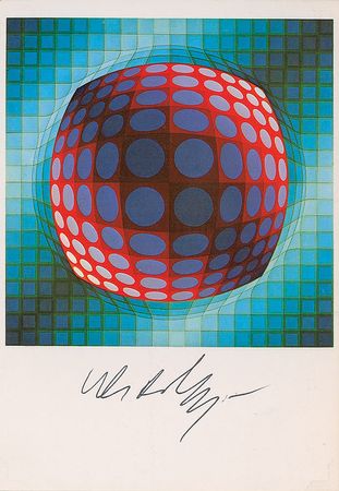Lot #757 Victor Vasarely Postcards - Image 1
