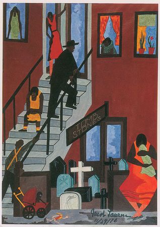 Lot #720 Jacob Lawrence Postcards - Image 2