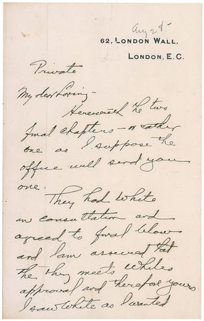 Lot #47 Herbert Hoover: Extremely rare Hoover handwritten letter - Image 1