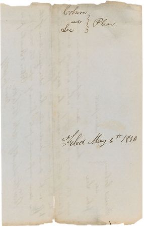 Lot #68 Abraham Lincoln: Attractive handwritten legal brief from Lincoln’s days on the Circuit - Image 2