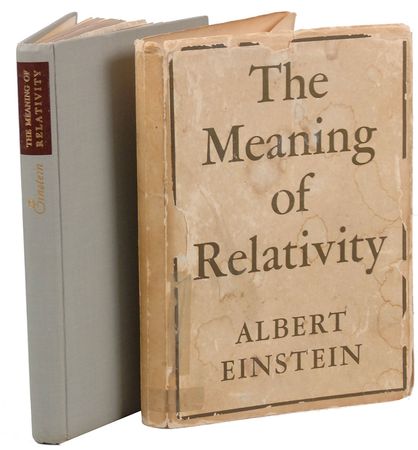 Lot #205 Albert Einstein: A respectfully embellished edition of The Meaning of Relativity, the definitive overview of his theory - Image 2