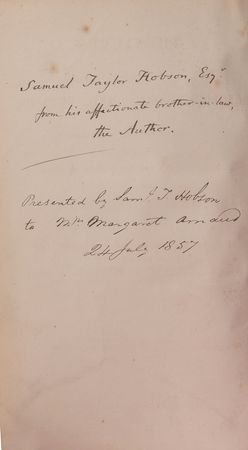 Lot #651 Peter M. Roget: Stunning first edition of Roget’s famed thesaurus signed by “the Author” - Image 1