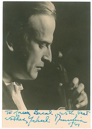 Lot #809 Violinists: Menuhin and Kreisler Signed Photographs - Image 2