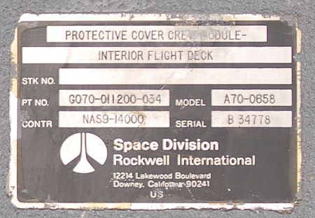Lot #764 Shuttle Protective Cover - Image 2