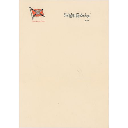 Lot #69 Hindenburg - Image 1