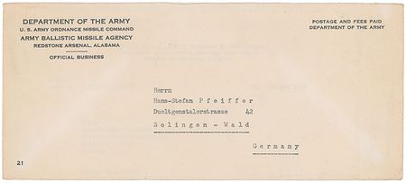 Lot #36 Wernher von Braun - Image 2