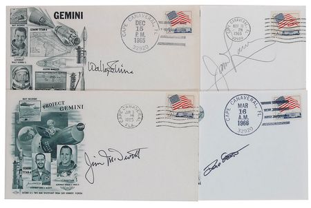 Lot #233 Scott, Schirra, McDivitt, Lovell - Image 1