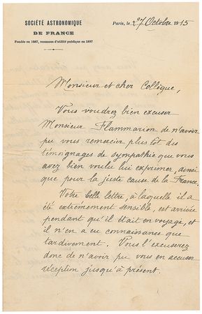 Lot #899 Gabrielle Renaudot Flammarion - Image 1