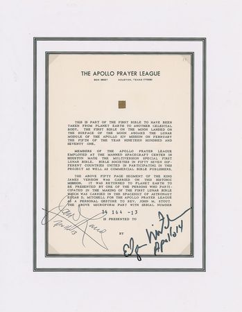 Lot #555 Edgar Mitchell and James Lovell - Image 1