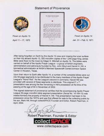 Lot #555 Edgar Mitchell and James Lovell - Image 2
