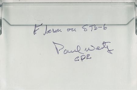 Lot #856 STS-6: Paul Weitz - Image 3