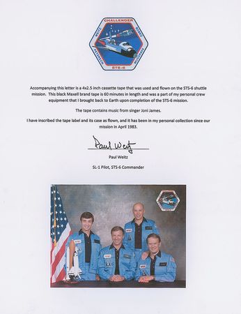 Lot #856 STS-6: Paul Weitz - Image 5