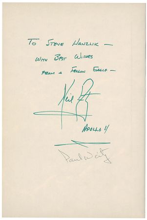 Lot #455 Neil Armstrong - Image 1