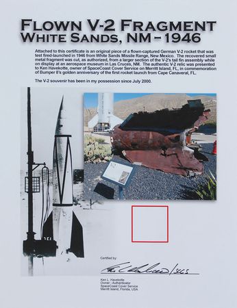 Lot #40 V-2 - Image 2