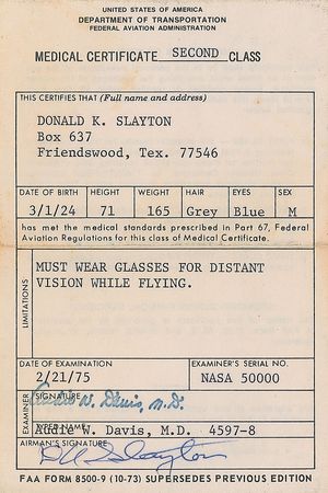 Lot #725 Deke Slayton - Image 1