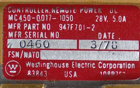 Lot #772 Shuttle Remote Power Controller - Image 2