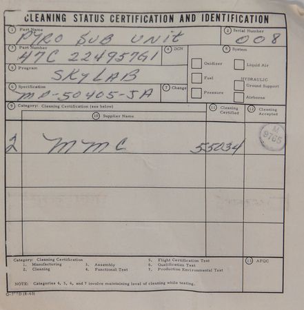 Lot #737 Skylab Pyro Substitute Device - Image 2