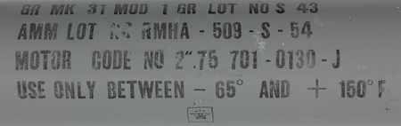 Lot #939 US Army Rocket  - Image 7