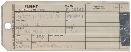 Lot #781 STS-67/Astro-2/Spacelab - Image 19