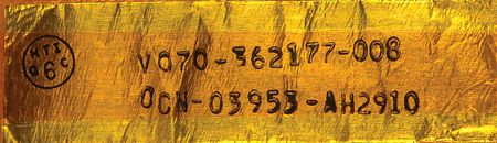 Lot #785 STS-30 Control System Blanket - Image 3