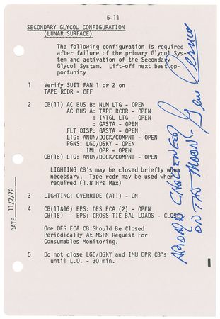 Lot #689 Apollo 17 - Image 1