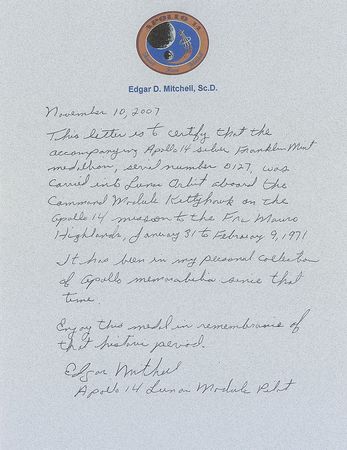 Lot #553 Apollo 14 - Image 3