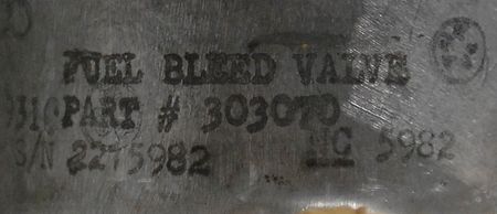 Lot #273 J-2 Engine Fuel Bleed Valve - Image 2
