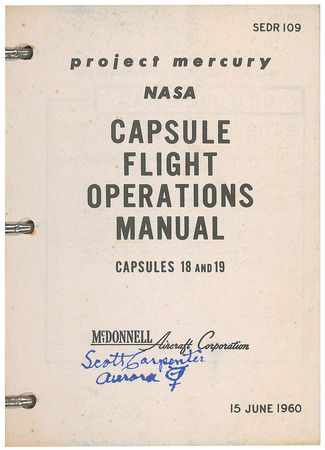 Lot #113 Scott Carpenter - Image 1