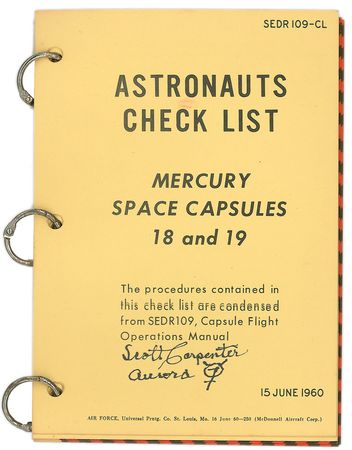 Lot #116 Scott Carpenter - Image 1