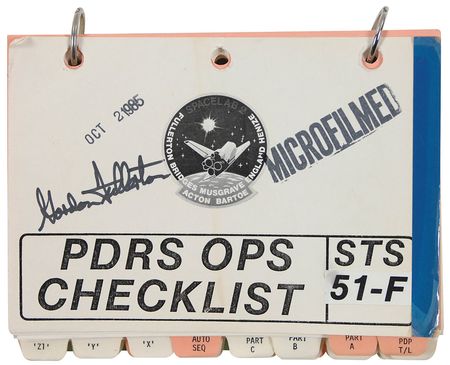 Lot #805 STS-51F - Image 1
