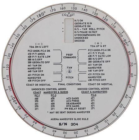 Lot #243 NASA Agena Maneuver Slide Rule - Image 2