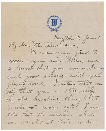 Lot #12 Wilbur Wright